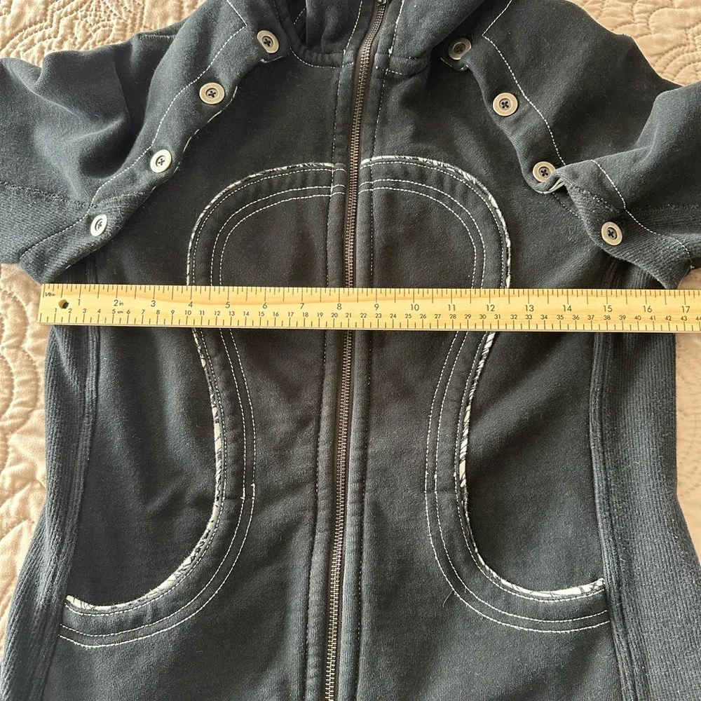Lululemon Special Edition Scuba Hoodie Black Zip Jacket Gorpcore Atheleisure Y2K - Picture 7 of 9